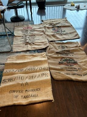 🫘 Coffee bean burlap bags - Large☕️
